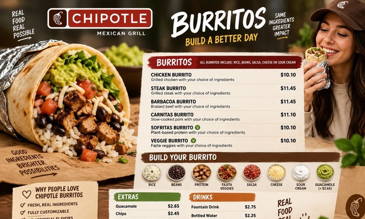 Chipotle Burrito Menu (1)