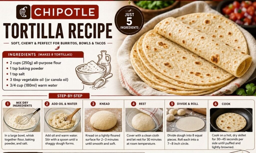 Chipotle Tortilla Recipe