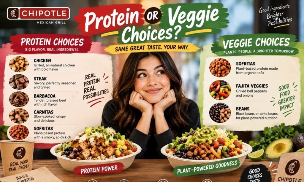 Protein or Veggie Choices
