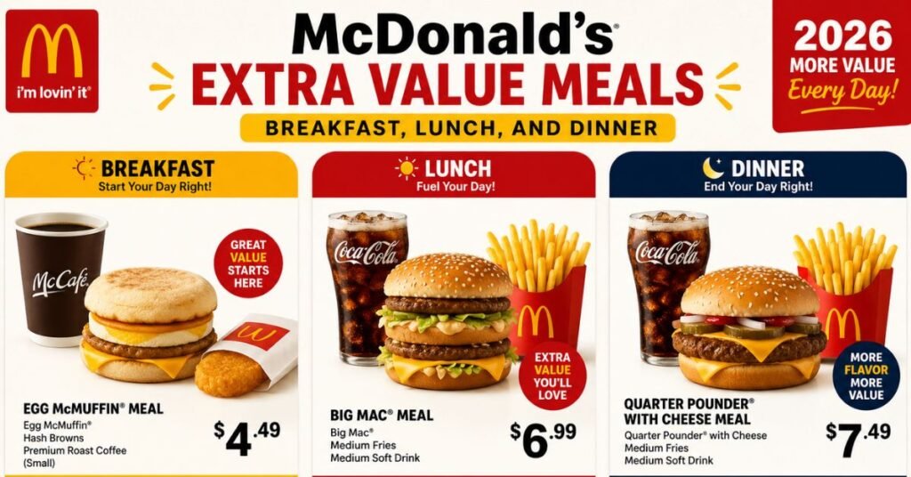McDonald's Extra Value Meals