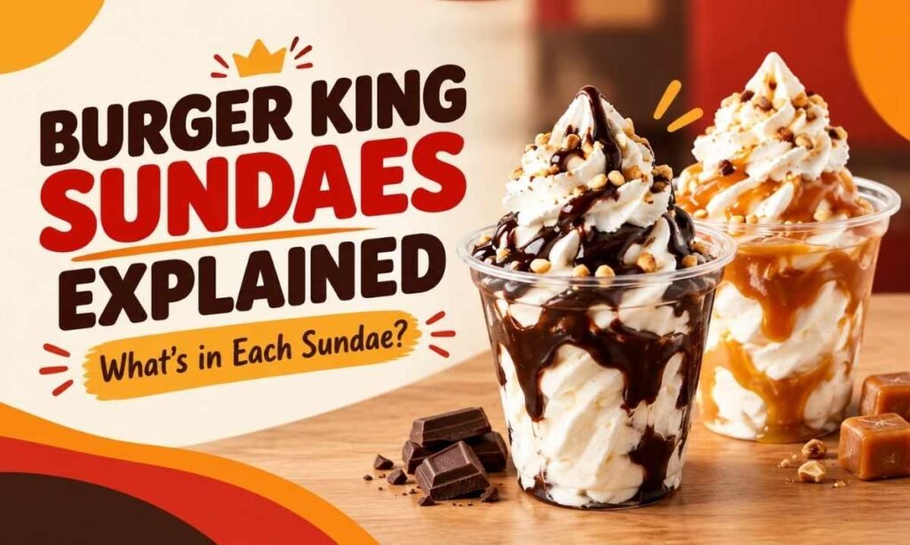Burger King Sundaes Explained