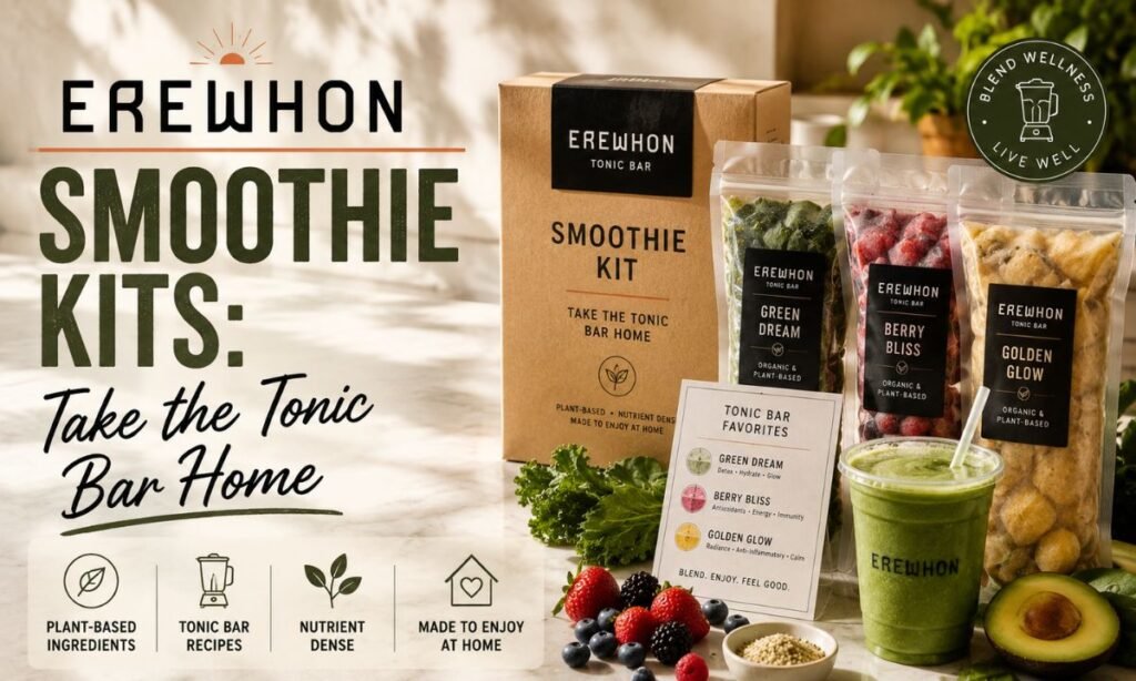 Erewhon Smoothie Kits Take the Tonic Bar Home