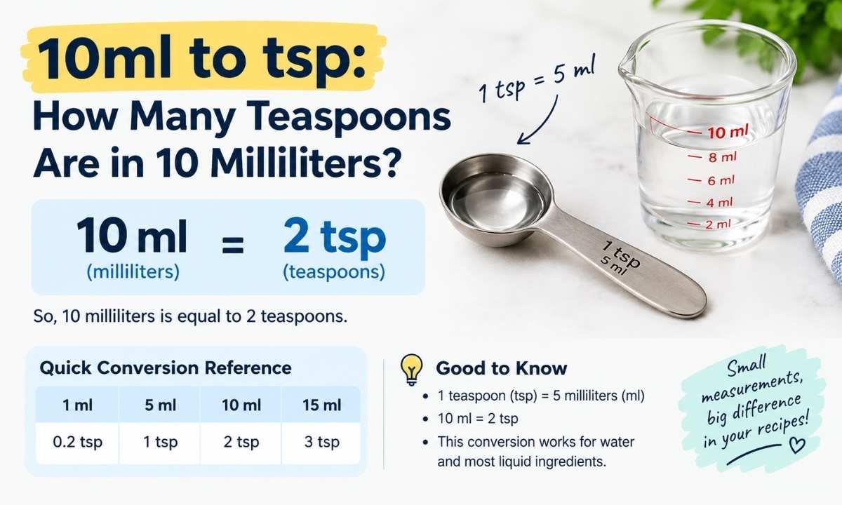10ml to tsp How Many Teaspoons Are in 10 Milliliters