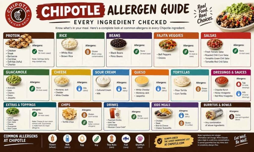 Chipotle Allergen Guide