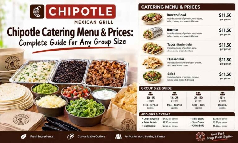 Chipotle Catering Menu & Prices