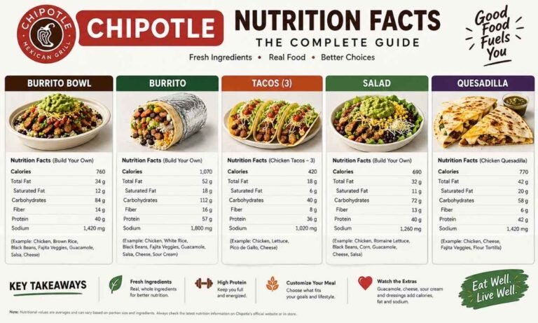 Chipotle Nutrition Facts