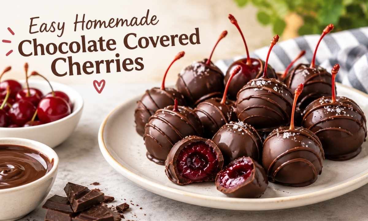 Easy Homemade Chocolate Covered Cherries