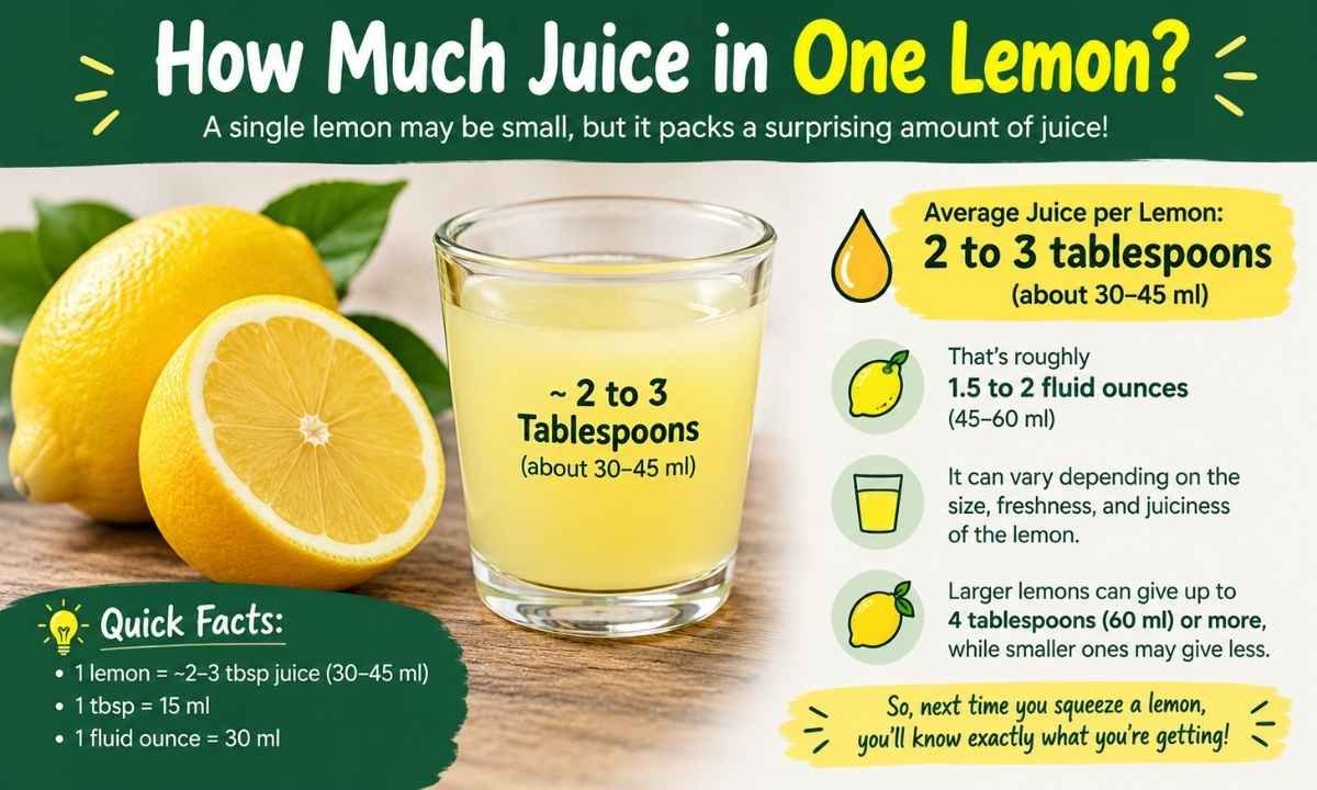 How Much Juice in One Lemon