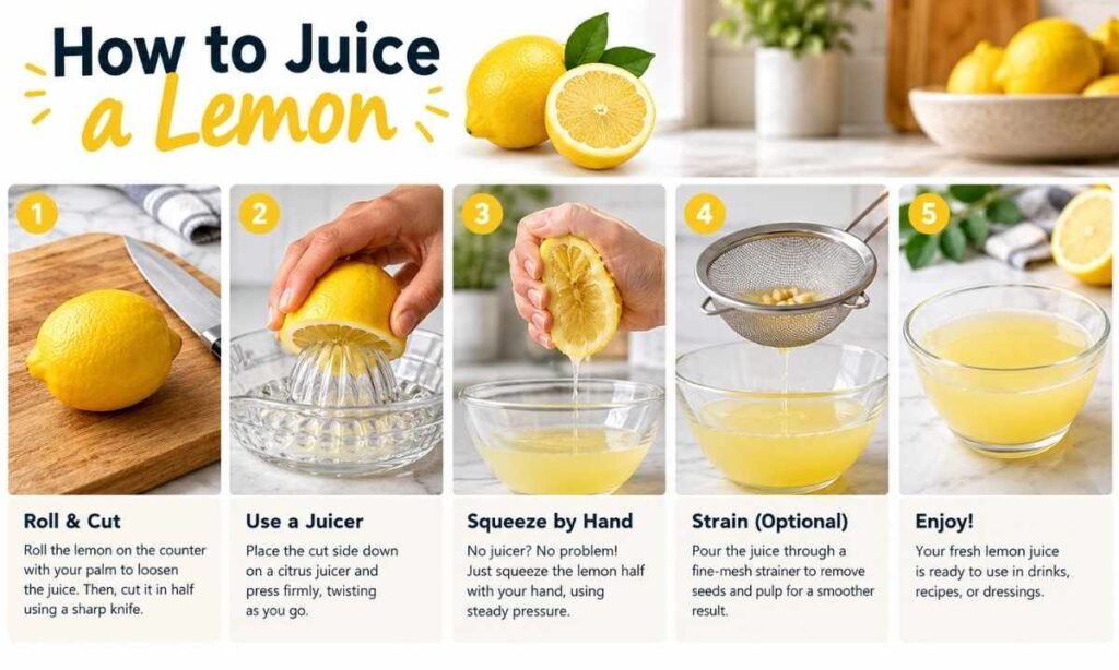 How to juice a lemon
