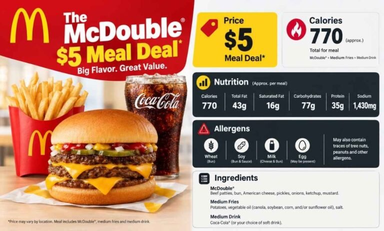 Mc donalds $5 meal deal